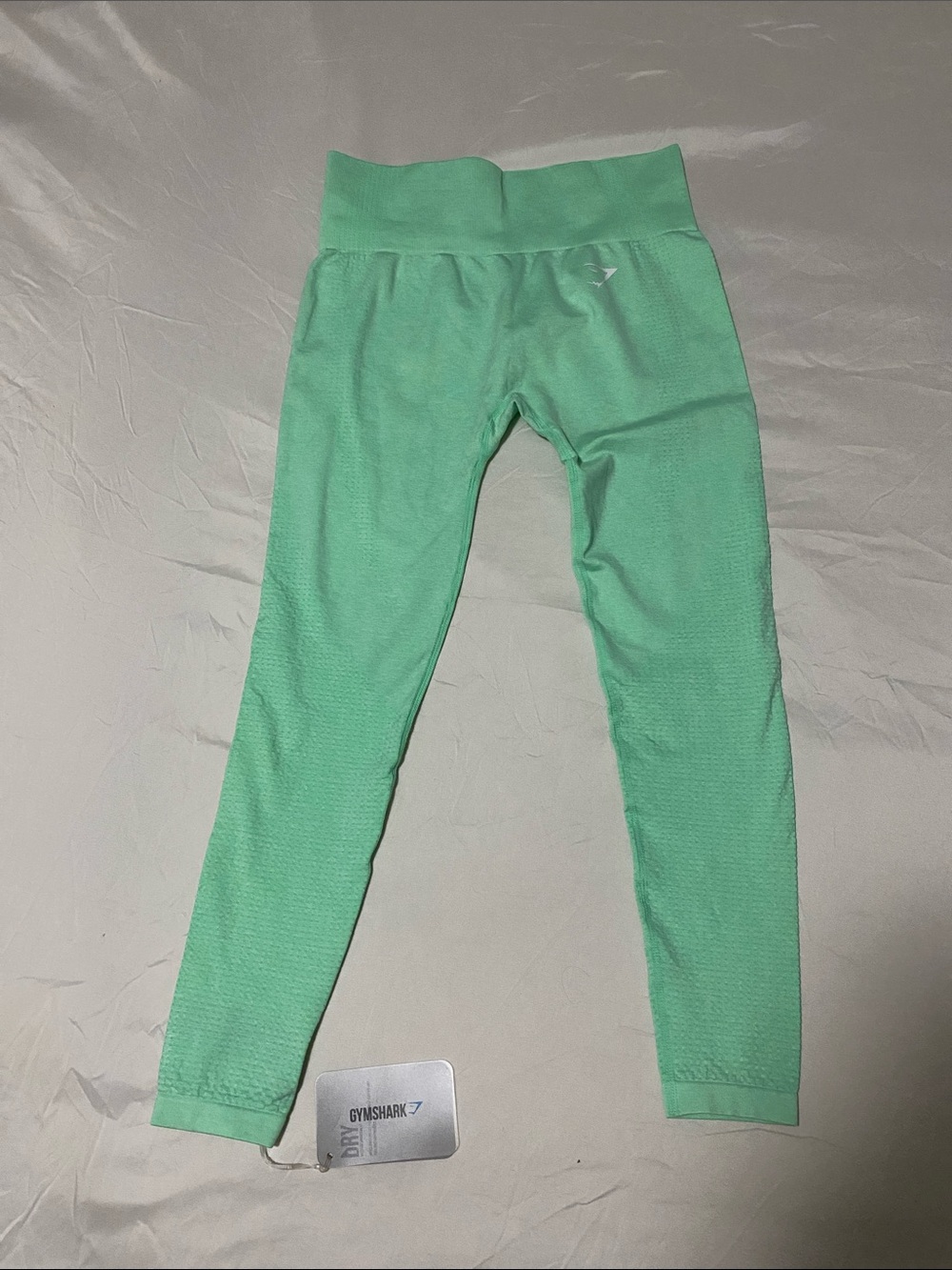 Gymshark Kids Mint Green Seamless Leggings